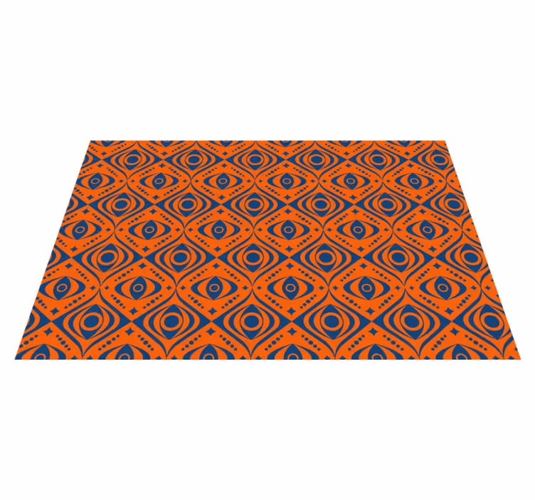 Geometric Eye Pattern geometric rugs - TenStickers