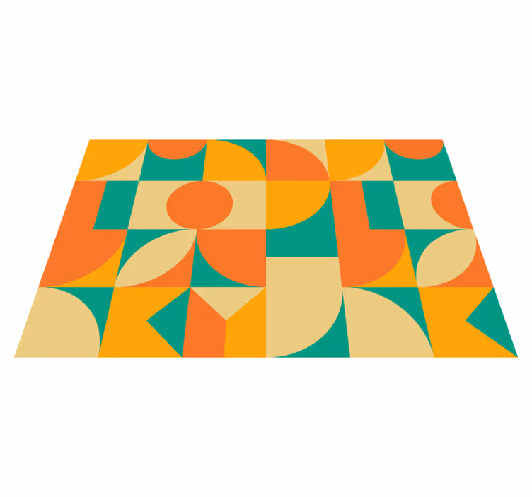 Colorful Geometric Pattern geometric rugs - TenStickers