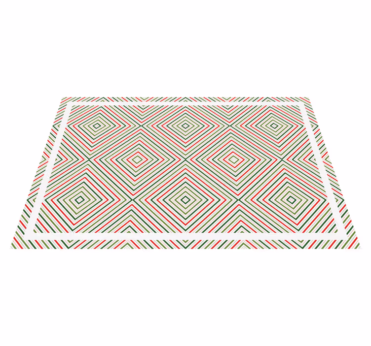 Geometric Diamond Pattern geometric rugs - TenStickers