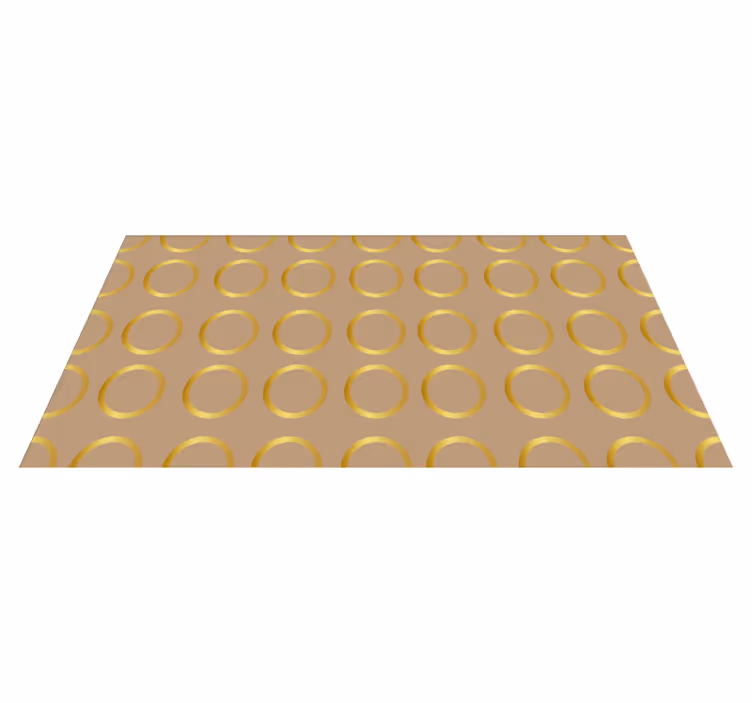 Geometric Circular Pattern stripes carpet - TenStickers