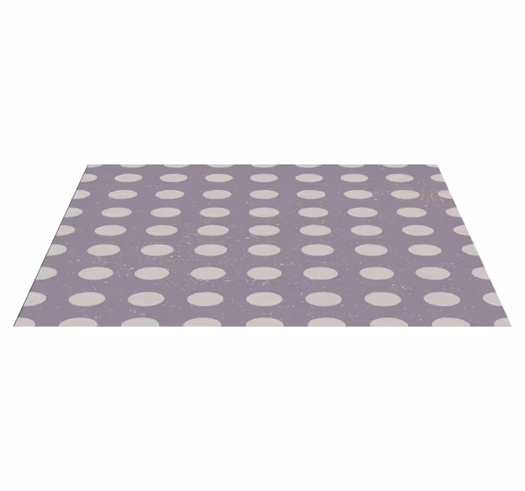 Minimalist Polka Dot Pattern geometric rugs - TenStickers