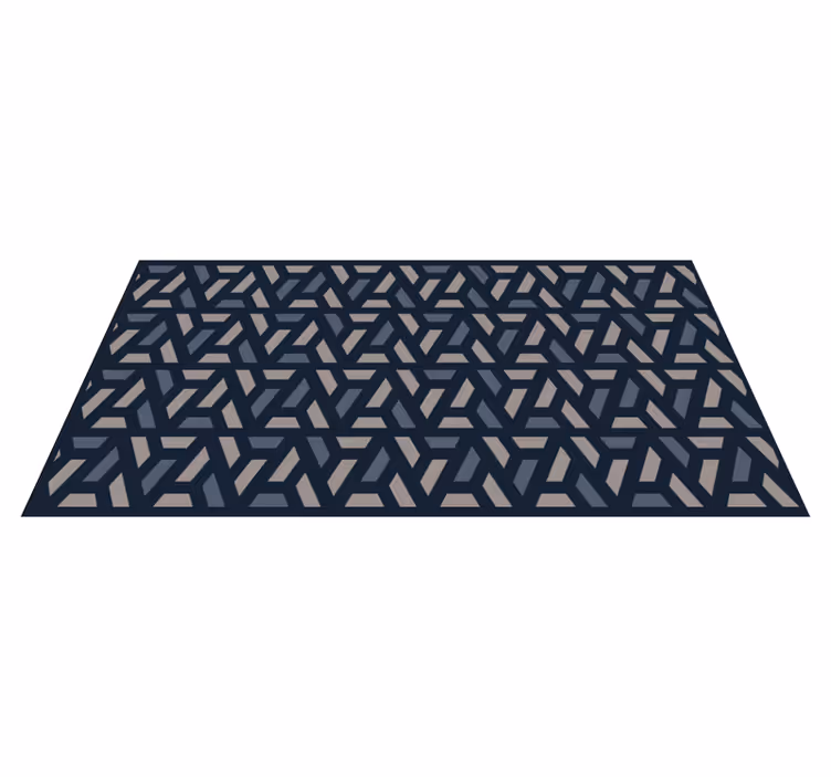 Interlocking Angles geometric rugs - TenStickers