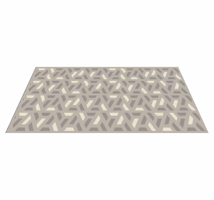 Abstract Herringbone geometric rugs - TenStickers