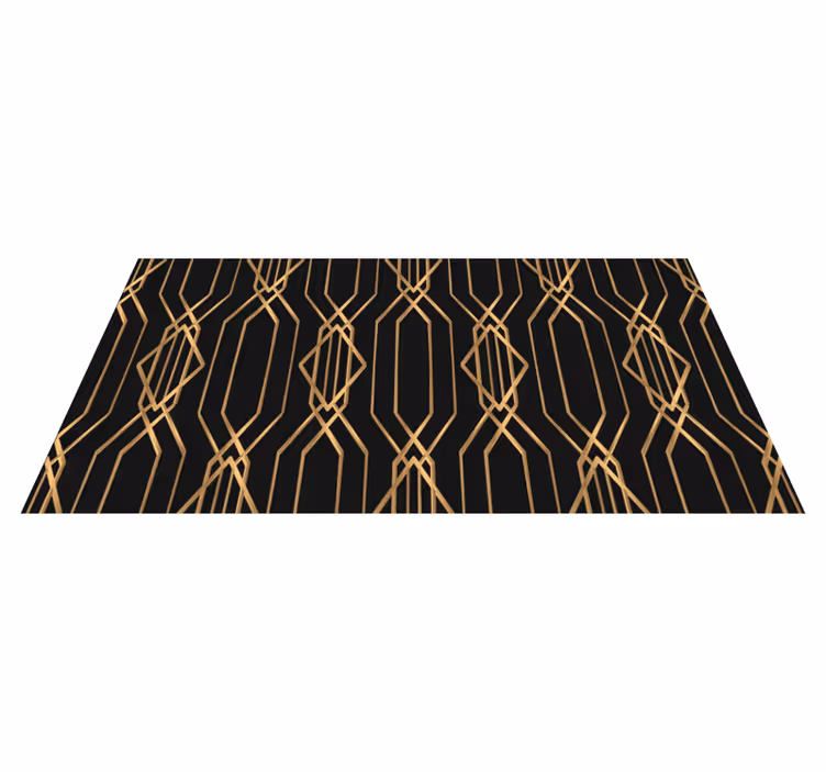 Art Deco Elegance geometric rugs - TenStickers