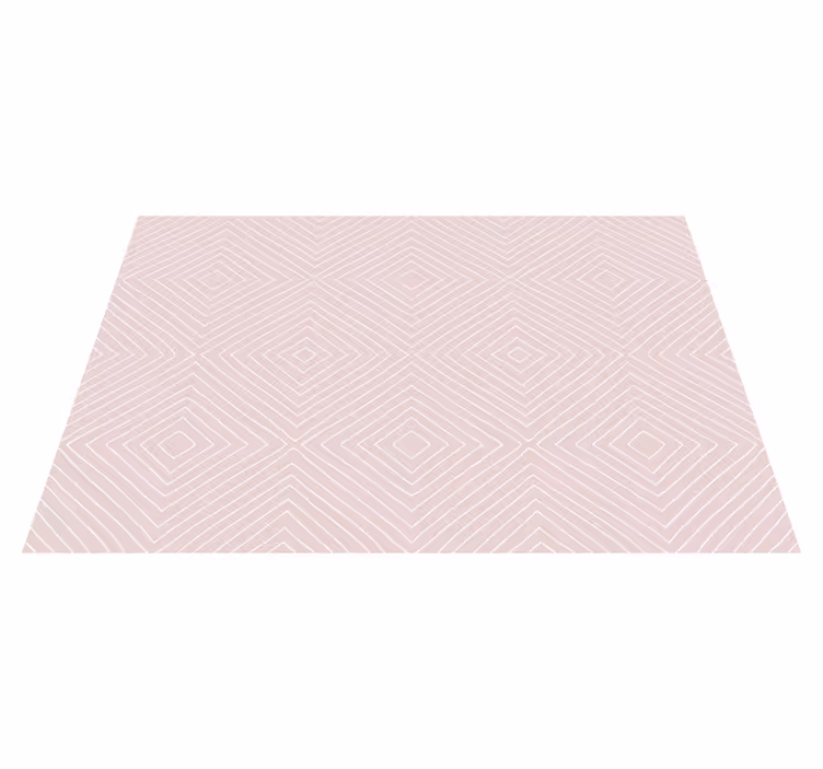 Minimalistic pink square pattern geometric rugs - TenStickers