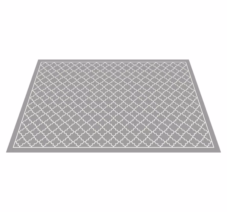 Moroccan Trellis minimalist rug - TenStickers