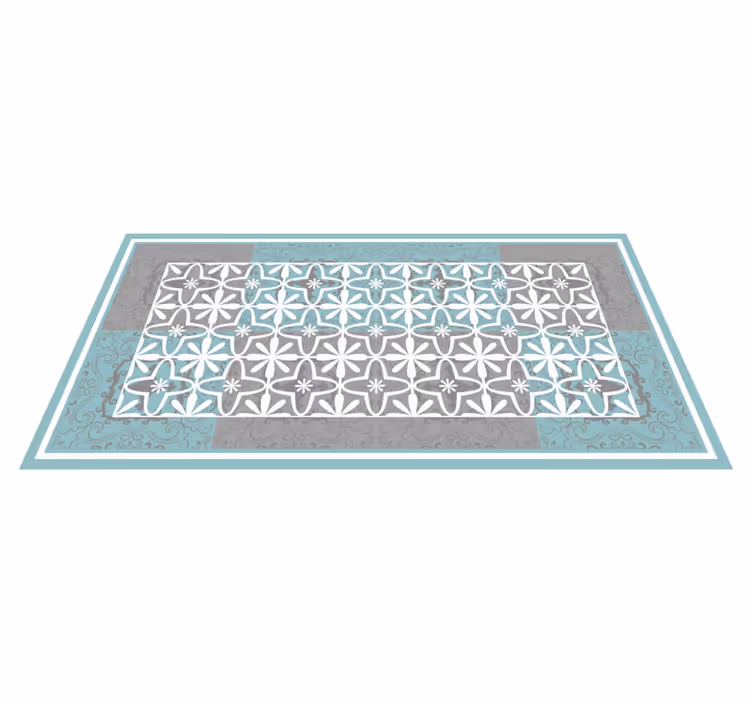 Geometric Elegance geometric rugs - TenStickers