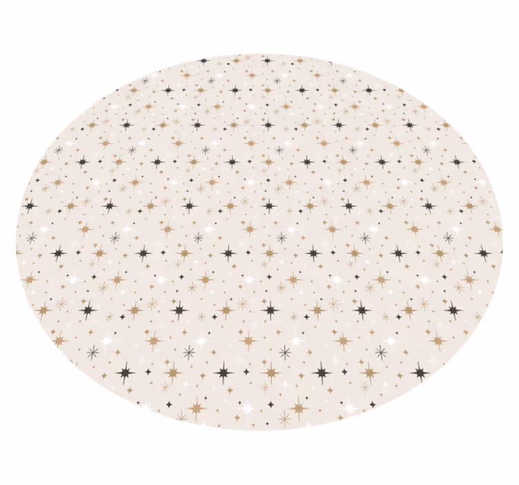 Starry Pattern star rug - TenStickers
