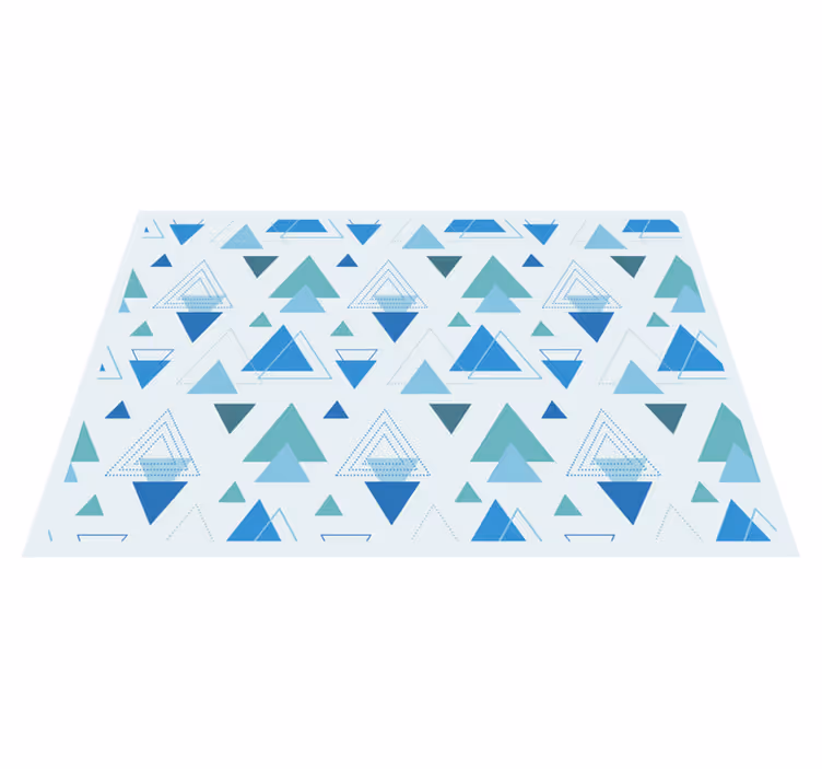 Geometric Triangles geometric rugs - TenStickers