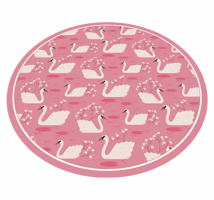 Swan Lake Serenity nursery rugs - TenStickers