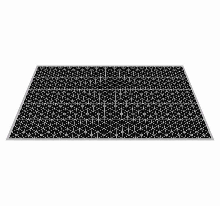 Geometric Pattern Ensemble geometric vinyl rug - TenStickers