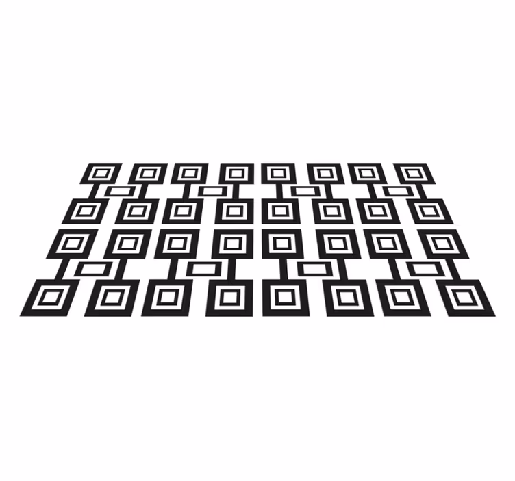 Geometric Squares Pattern geometric rugs - TenStickers