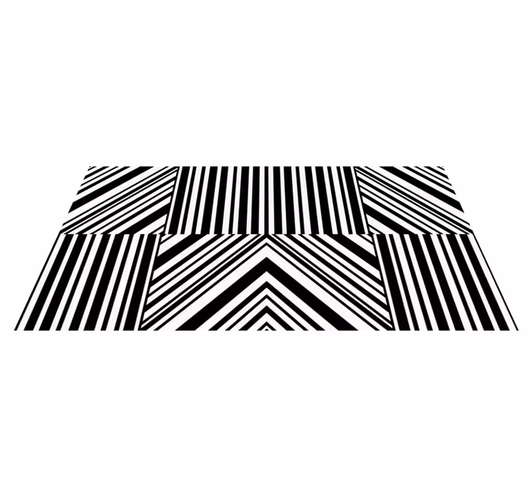 Bold Striped Pattern stripes carpet - TenStickers