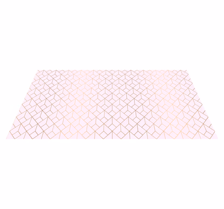 Geometric Cube Pattern geometric rugs - TenStickers