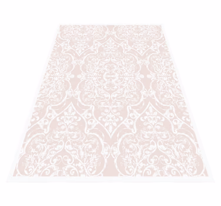 Elegant patterned design living room vinyl rug - TenStickers