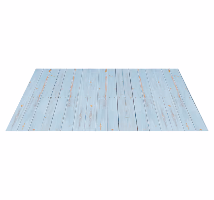 Blue wood texture vinyl wood hallway flooring - TenStickers