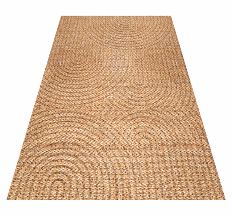 Arches Effect Fabric geometric rug - TenStickers