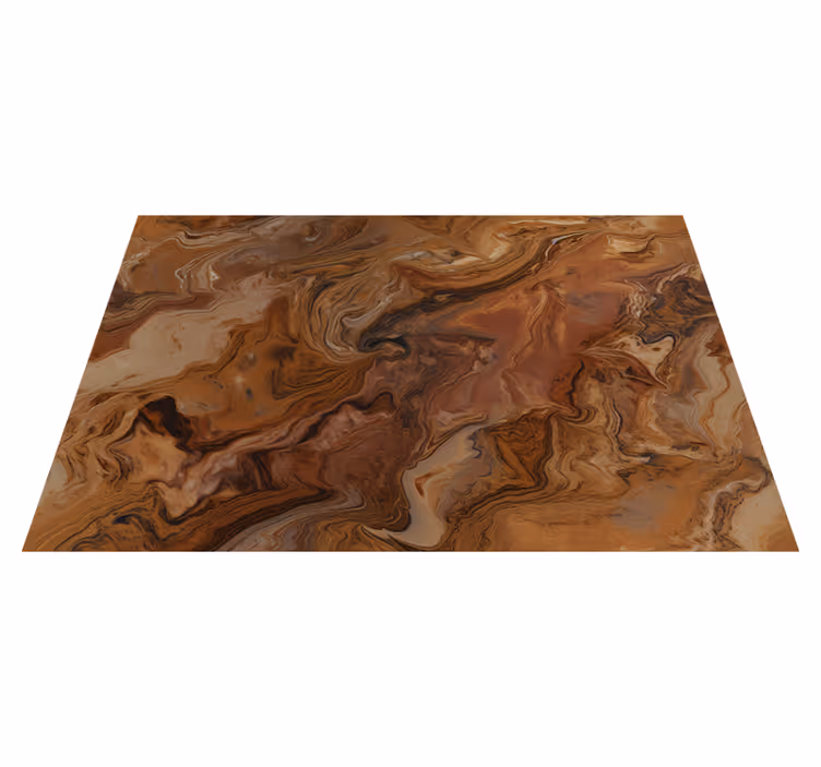 Brown shade marble vinyl rug - TenStickers