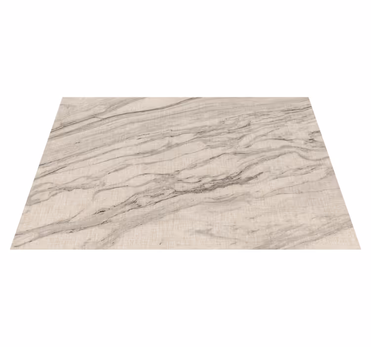 Ivory shades with black details marble vinyl rug - TenStickers