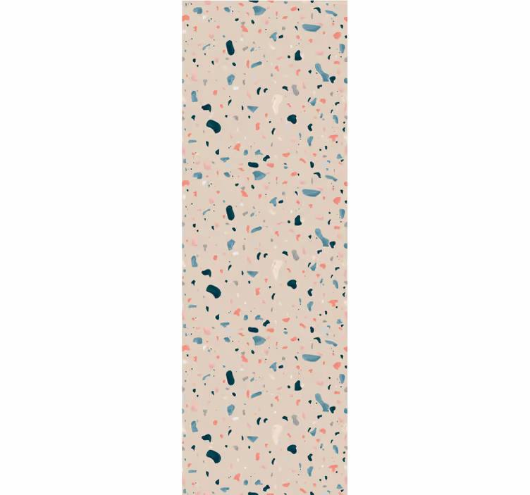 Beige terrazzo motif texture pattern wallpaper - TenStickers
