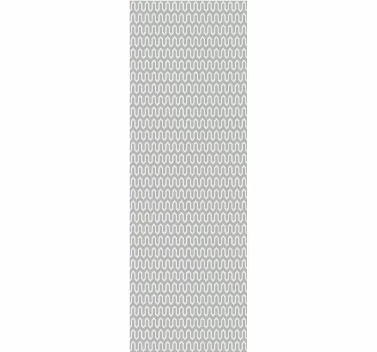 Sleek Wavy Pattern geometric wallpaper - TenStickers