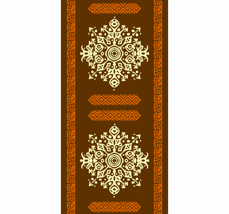Ethnic golden mandalas master bedroom wallpaper - TenStickers