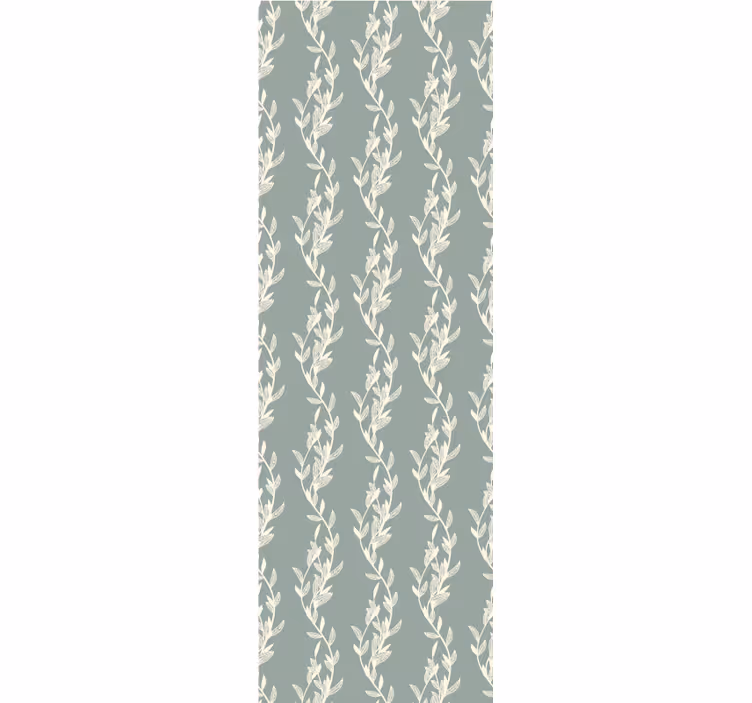 Delicate Vine Design floral ornament wallpaper - TenStickers