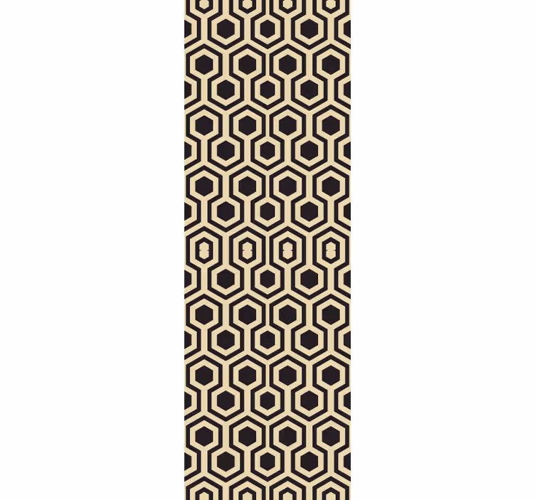 Honeycomb Hexagon Pattern geometric wallpaper - TenStickers