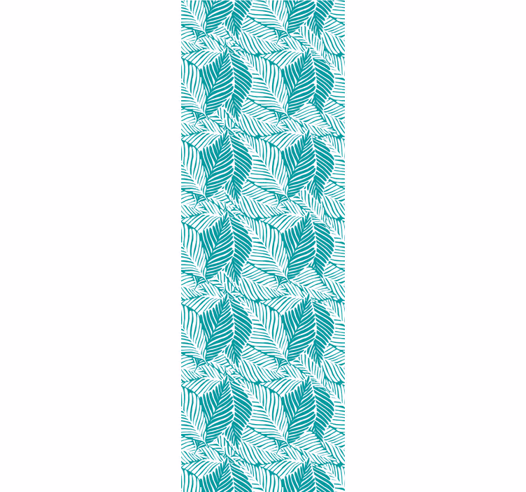 Leaf wallpaper tropical leaf arrangement - TenStickers