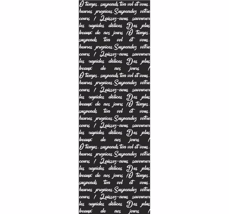 Elegant script typography letter wallpaper - TenStickers