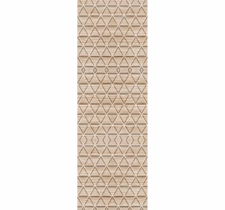 3D texture layers triangle wallpaper - TenStickers