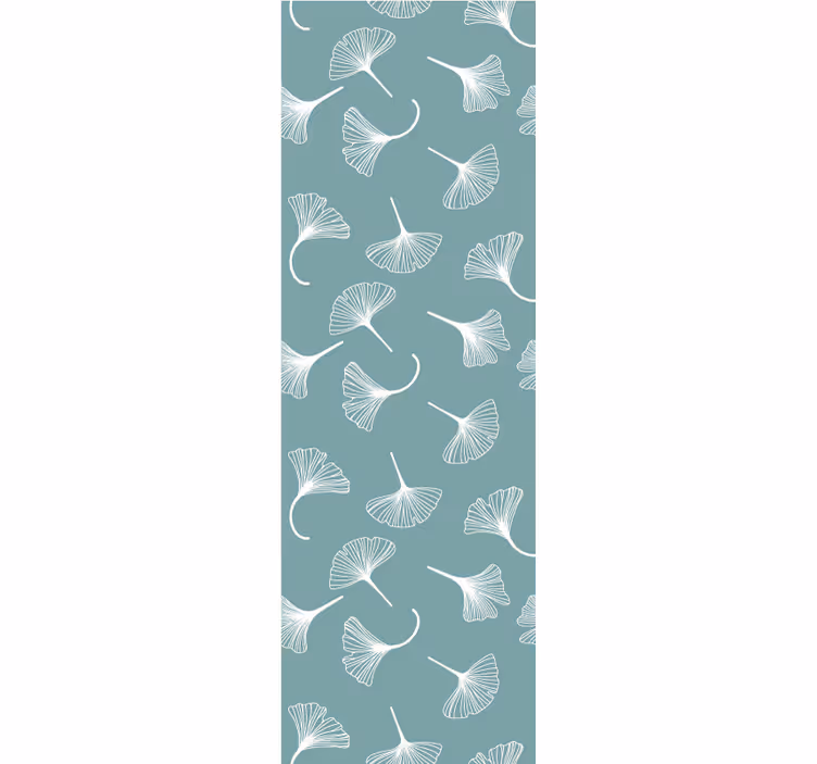 Delicate green ginkgo leaf wallpaper - TenStickers