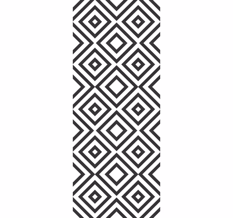 Diamond Shapes Arrangement geometric wallpaper - TenStickers