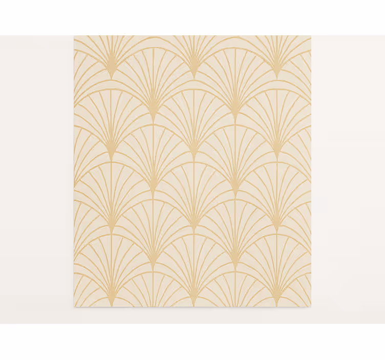 1920's fan Art Deco vintage wallpaper - TenStickers