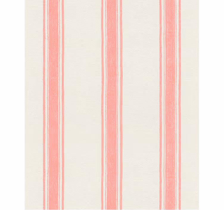 Shapes wallpaper in vertical lines pastel pink - TenStickers