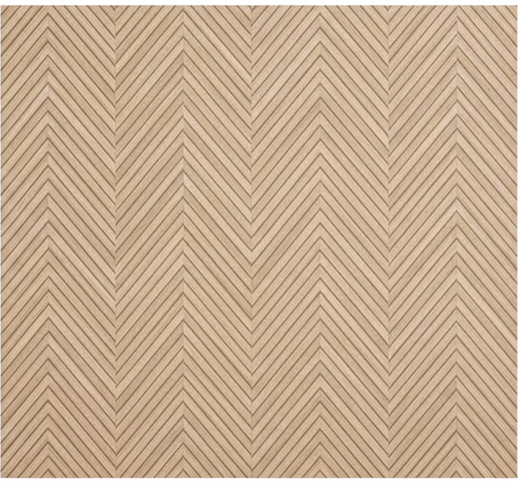 Living room wallpaper wooden chevron design - TenStickers