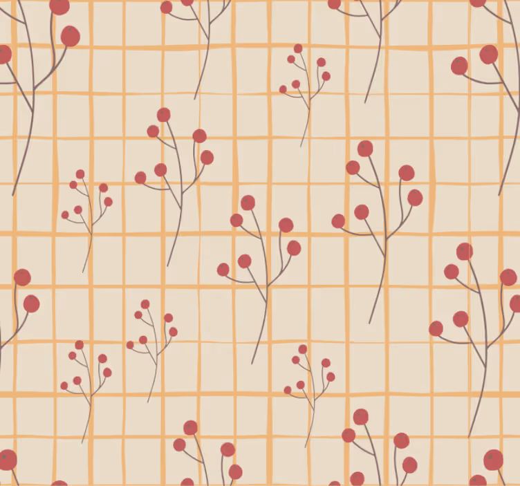 Bedroom wallpaper floral pattern treasure - TenStickers