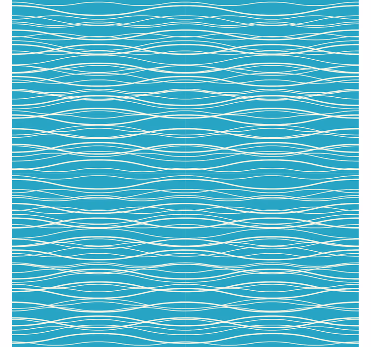Bedroom wallpaper in natural seawater tones - TenStickers