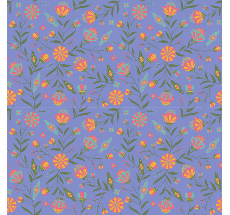 Bedroom wallpaper with adorable kids' design - TenStickers