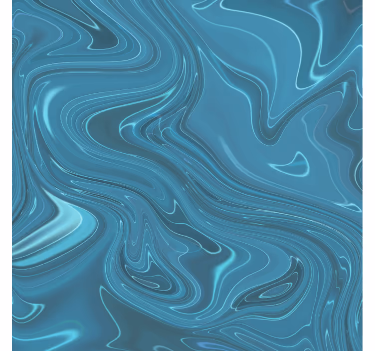 Living room wallpaper abstract grey and turquoise cement - TenStickers