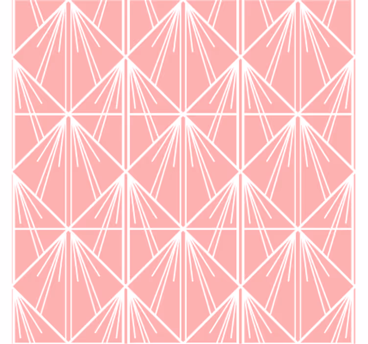 Ornamental wallpaper geometric design style - TenStickers