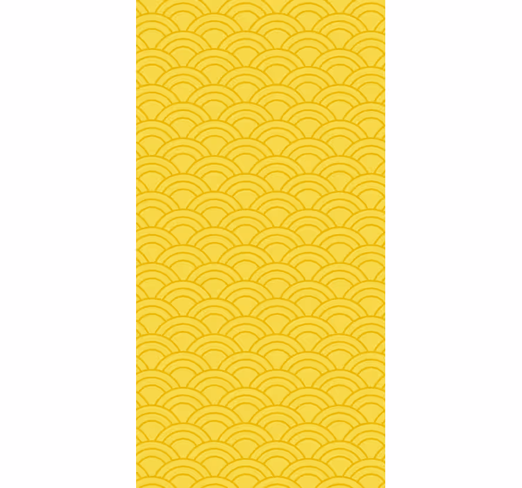 Ornamental wallpaper graceful wave design - TenStickers
