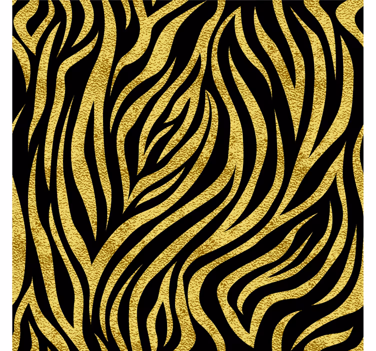 Bedroom wallpaper in bold wave design - TenStickers