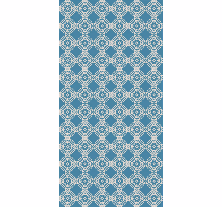 Bedroom wallpaper with intricate geometric design - TenStickers