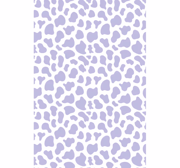 Animal wallpaper purple cow pattern - TenStickers
