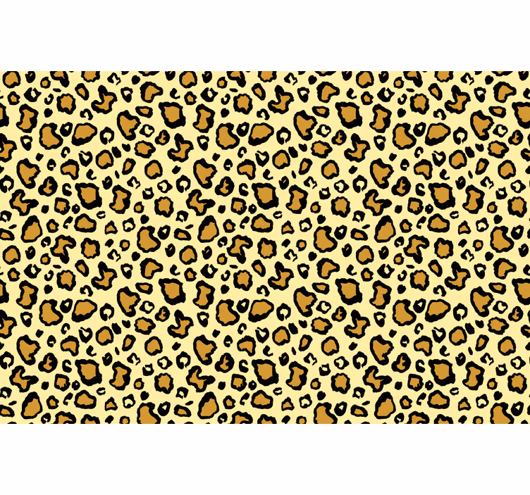 Animal wallpaper yellow leopard print - TenStickers