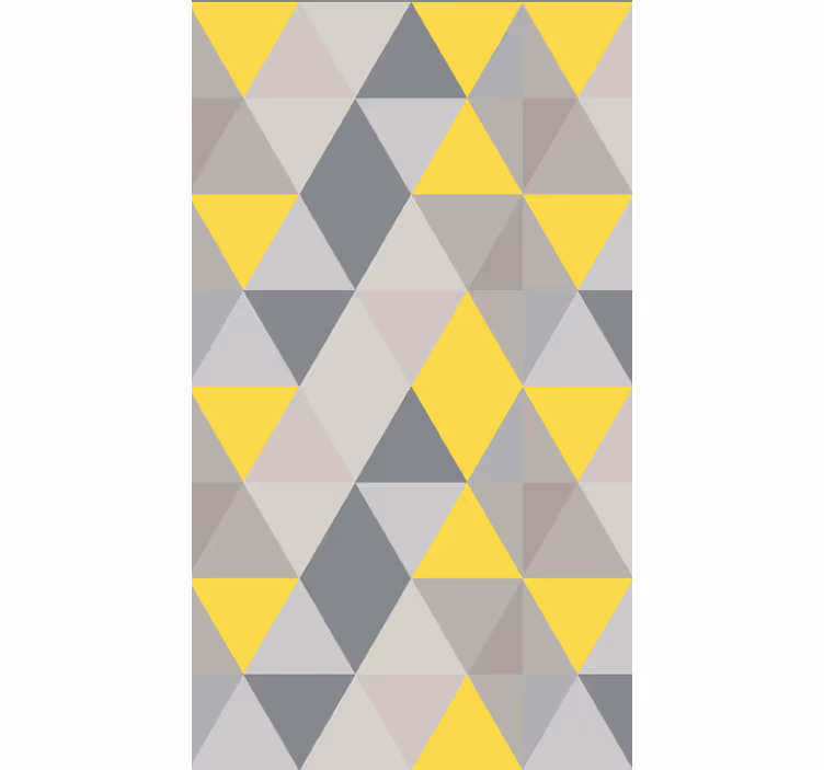 Office wallpaper in pantone triangle design - TenStickers