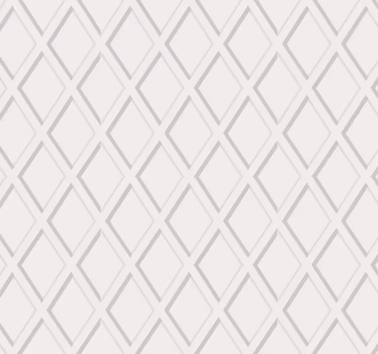 Hallway wallpaper 3d diamond hamptons design - TenStickers