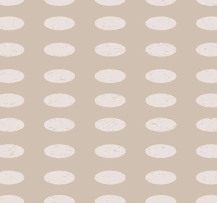 Hallway wallpaper geometric white circle design - TenStickers