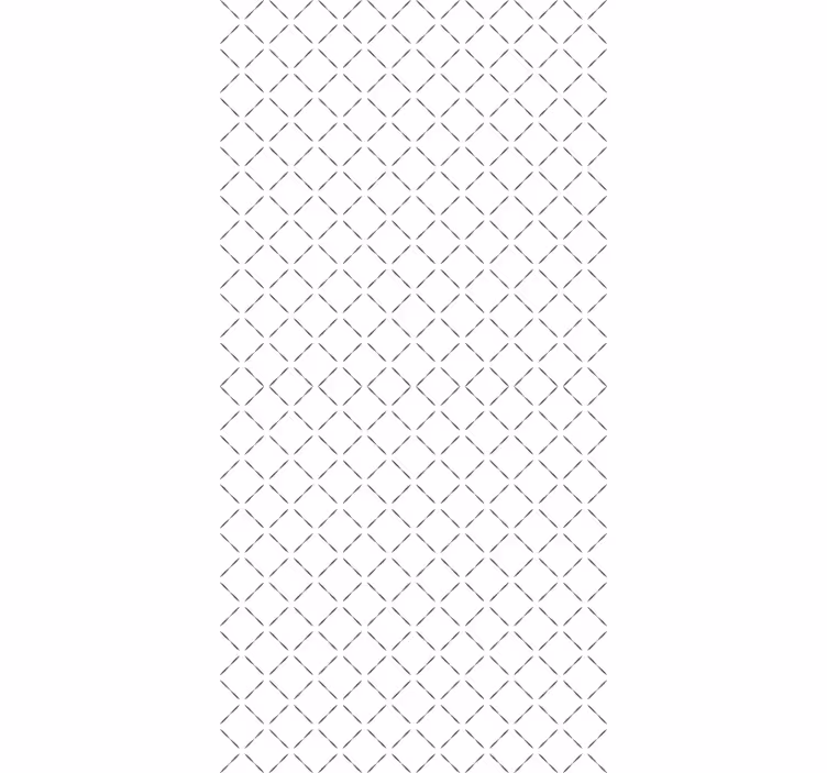 Geometric wallpaper continuous line pattern - TenStickers